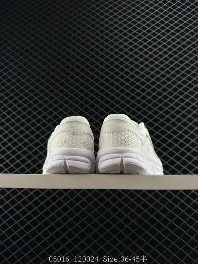 Nike Zoom 2K White and Metallic Silver Chunky Sneakers 5
