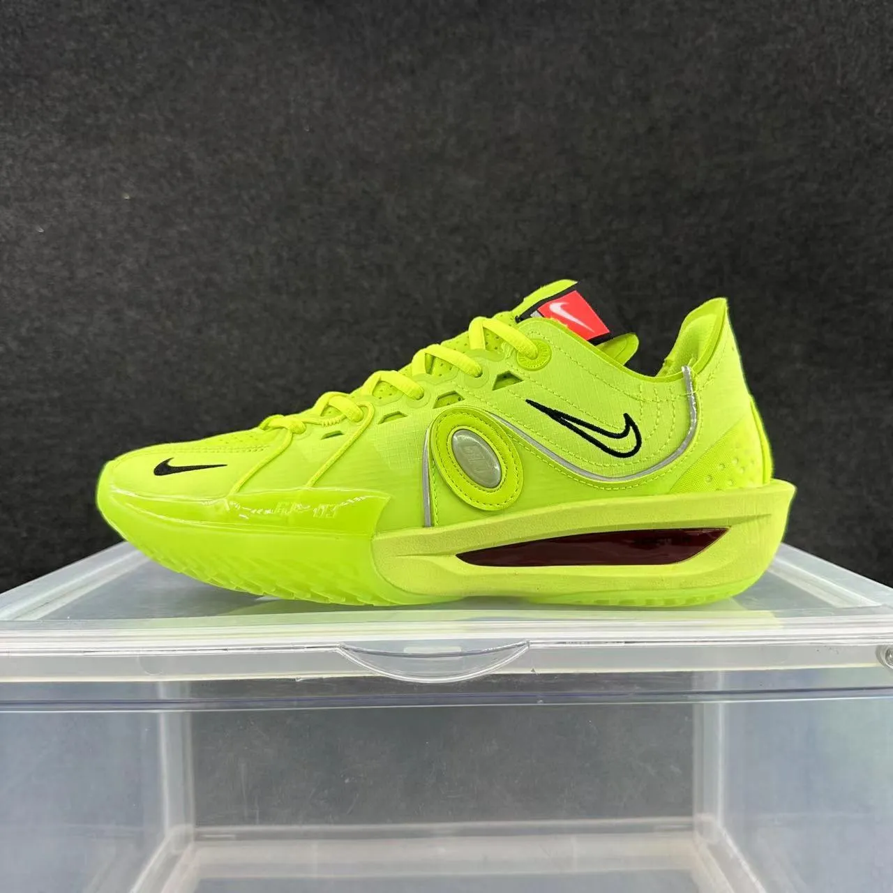 Nike Zoom Freak Neon Lime Red Basketball Shoes 2