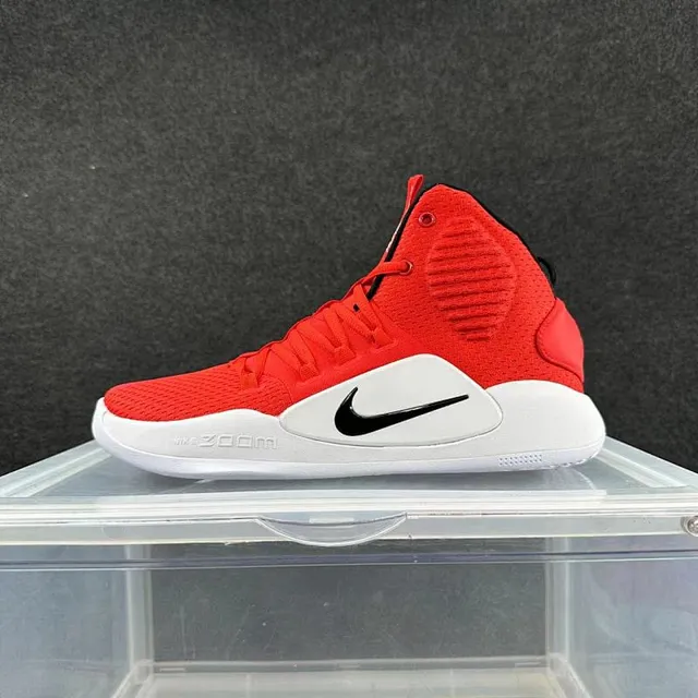 Nike Zoom Red White High-Top Knit Basketball Shoes 2