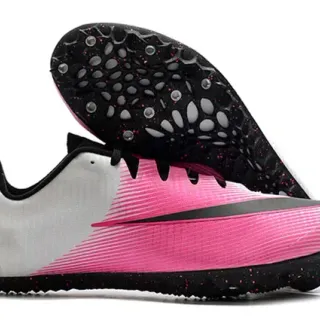 Nike Zoom Victory Spike de piste Chaussures de course blanches roses noires
