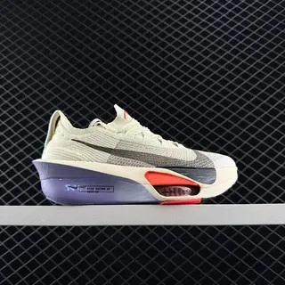 Nike Zoom X Infinity Run FL Beige Purple Fibra de carbono chapada Flyknit Parte superior Zapatillas de running