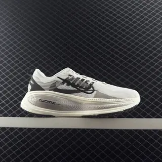 Nike ZoomX Blanco Negro Transpirable Tejido Superior Escultido Capa Suela Intermedia Zapatillas de Running