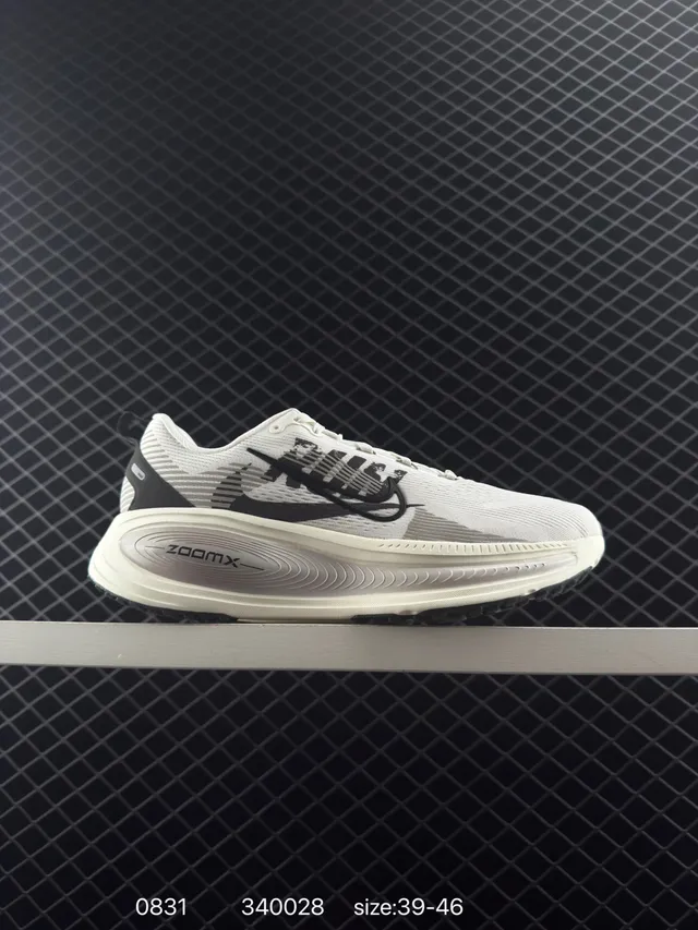 Nike ZoomX Blanco Negro Transpirable Tejido Superior Escultido Capa Suela Intermedia Zapatillas de Running 6