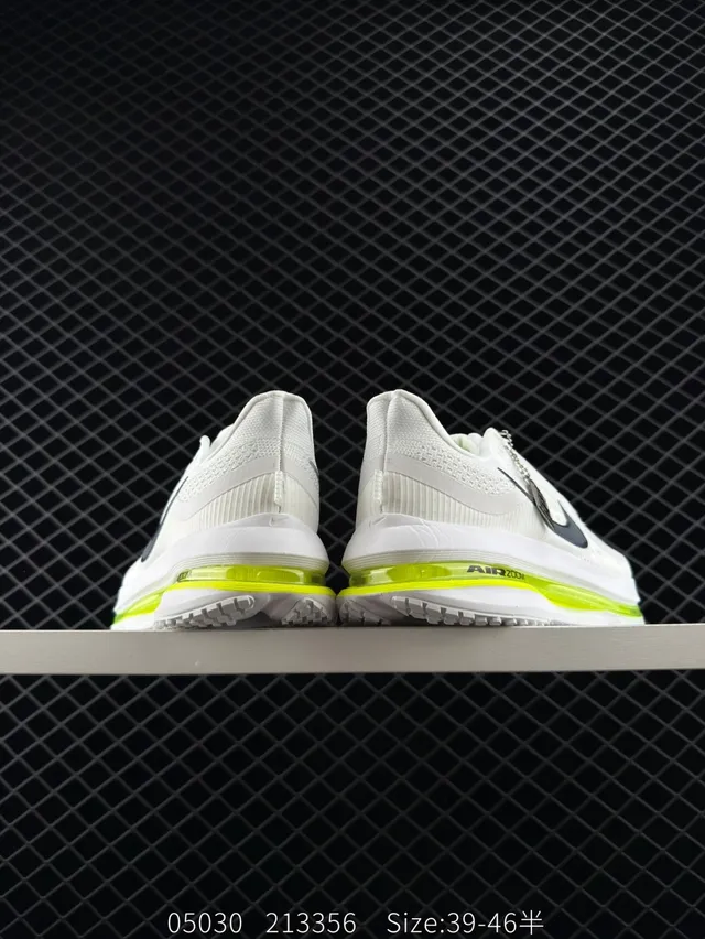 Nike ZoomX White Neon Yellow Engineered Mesh Running Shoes 5
