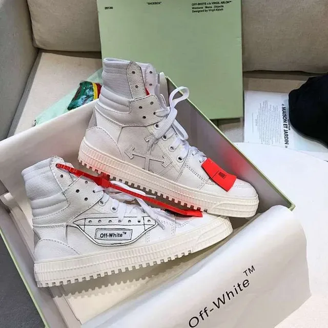 Off-White Industrial Zipper Baskets Lifestyle Blanches Hautes 2