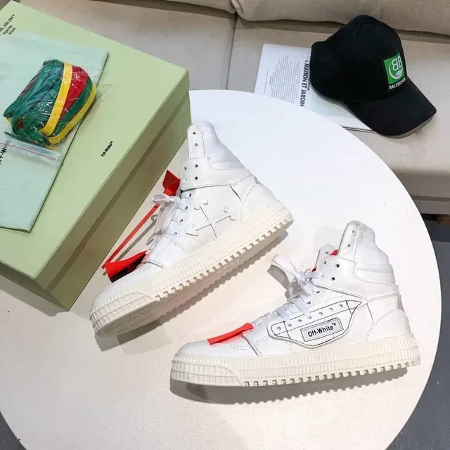 Off-White Industrial Zipper Baskets Lifestyle Blanches Hautes 4