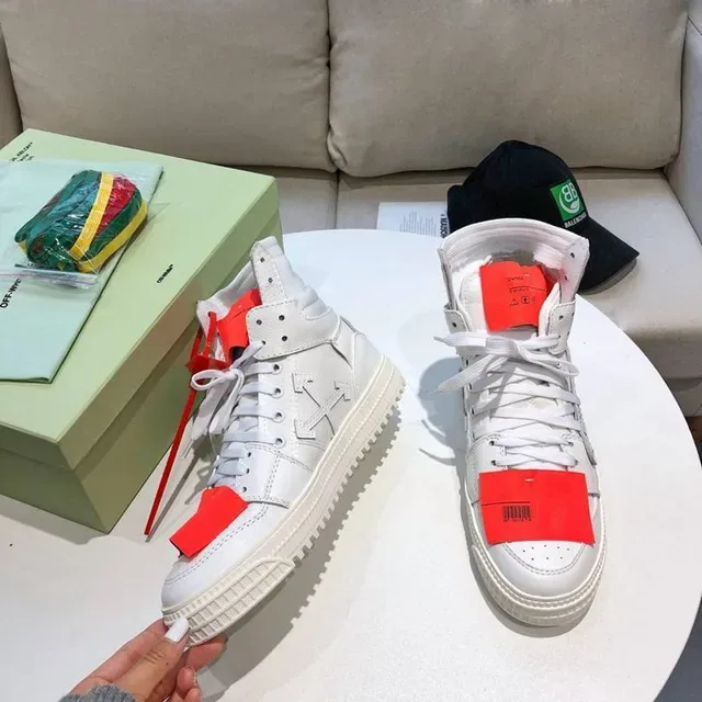 Off-White Industrial Zipper Baskets Lifestyle Blanches Hautes 7