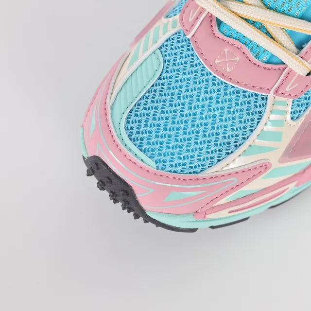 Off-White Multicolor Multi-Layered Sculpted Midsole Pastel Paneling Chunky Sneakers 5