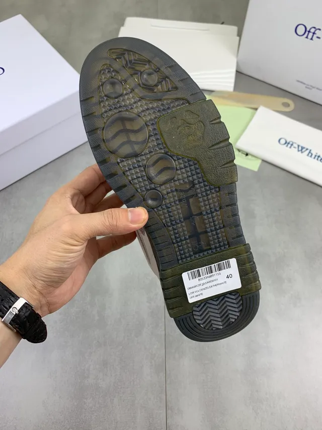 Off-White Tênis Lifestyle Rosa Toe Perfurado Low-Top 2