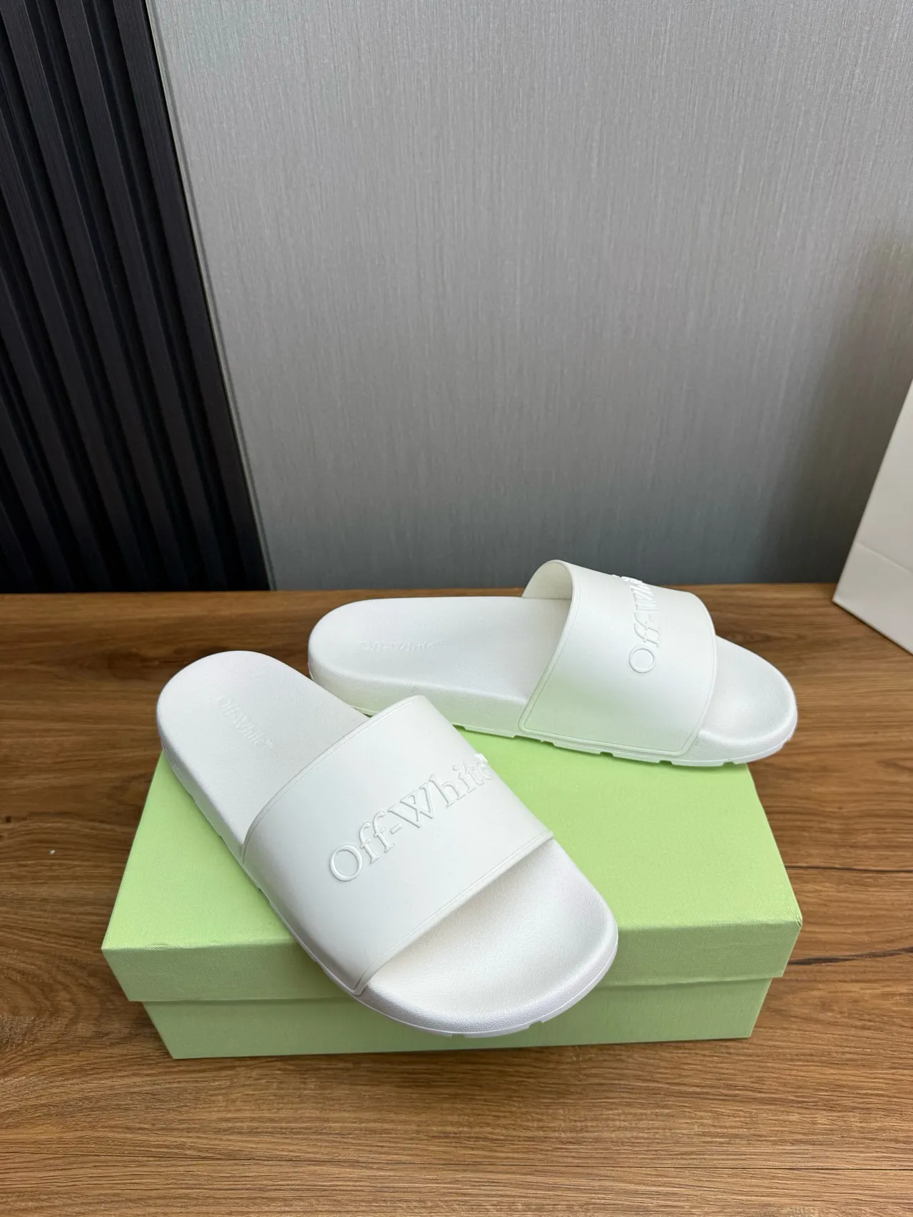 Off-White Slide White Slipper 3