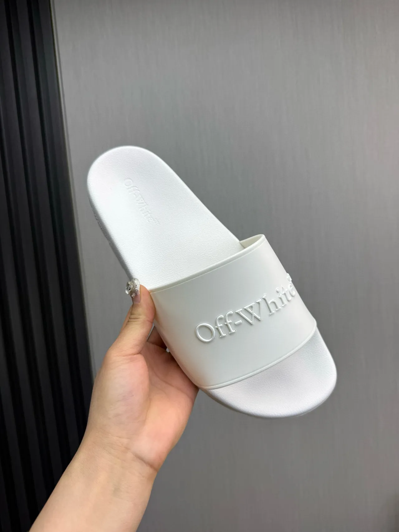 Off-White Slide White Slipper 8