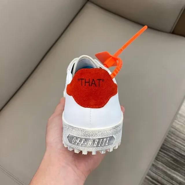 Off-White The Ten أحذية رياضية زرقاء غير مبنية أسلوب حياة صناعي 3