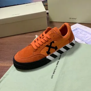 Off-White The Ten কমলা কালো সুড উপর তীর লোগো লাইফস্টাইল স্নিকার