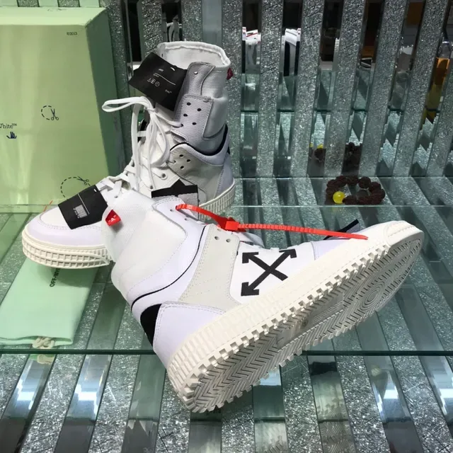 Off-White The Ten White Black Arrow High-Top Lifestyle Sneakers 2
