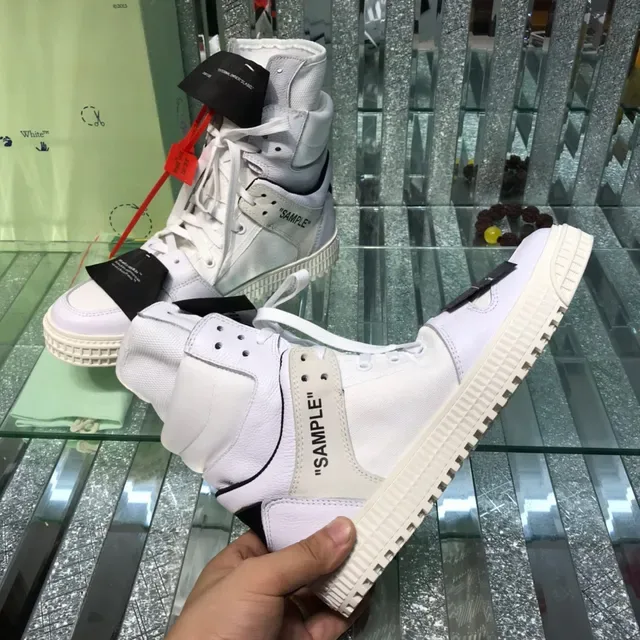 Off-White The Ten White Black Arrow High-Top Lifestyle Sneakers 4