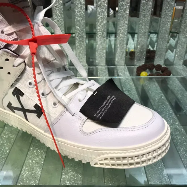 Off-White The Ten White Black Arrow High-Top Lifestyle Sneakers 5