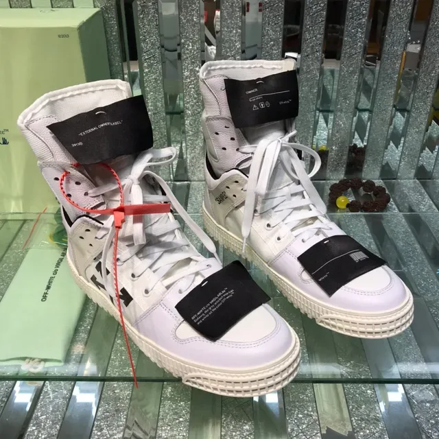 Off-White The Ten White Black Arrow High-Top Lifestyle Sneakers 7