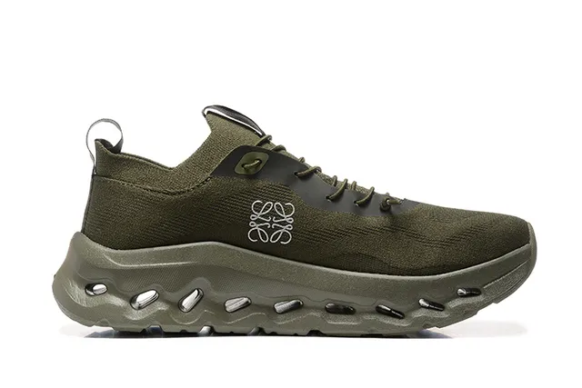 On Cloudmonster Vert Olive Chaussures de running 4