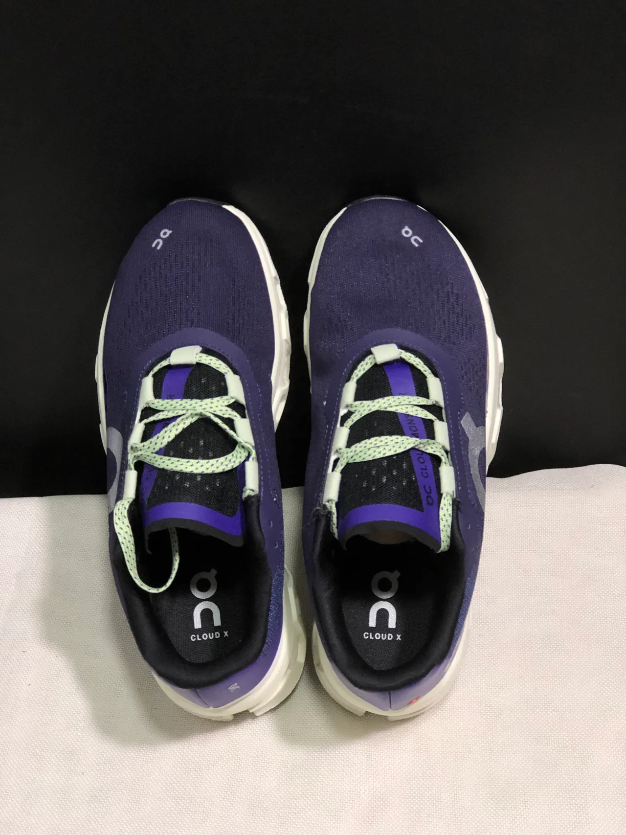 On Cloudmonster Tênis de corrida roxo branco 7