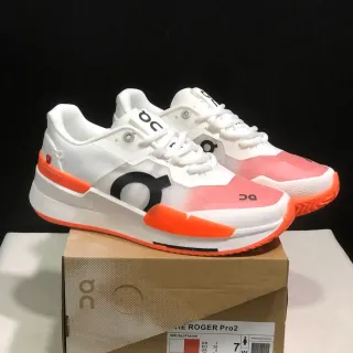 On THE ROGER Pro2 White Flame Lifestyle Sneakers