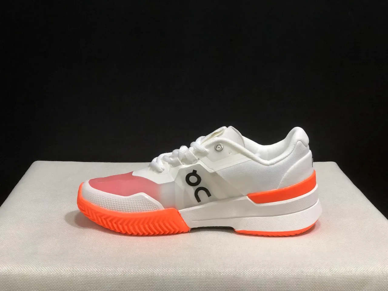 On THE ROGER Pro2 White Flame Lifestyle Sneakers 7
