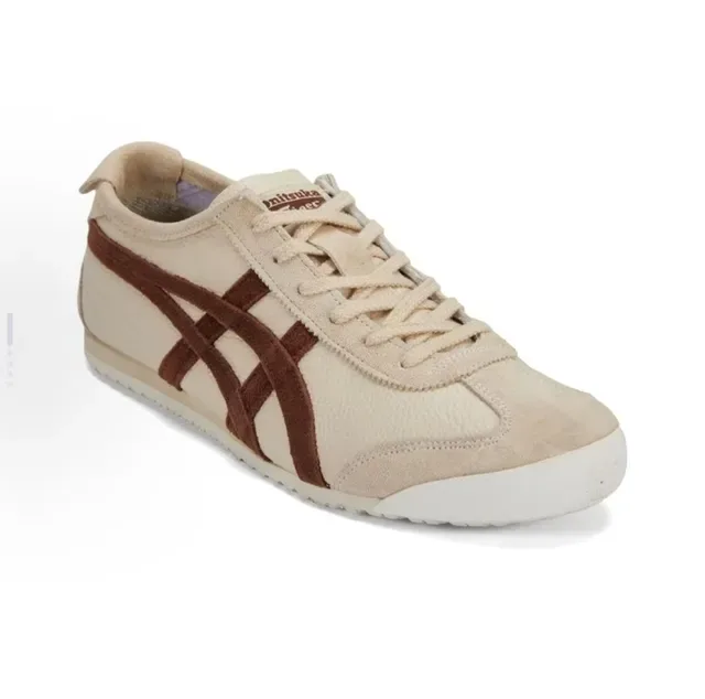 Onitsuka Tiger Mexico 66 Beige and Brown Lifestyle Sneakers 3