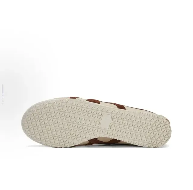 Onitsuka Tiger Mexico 66 Beige and Brown Lifestyle Sneakers 4