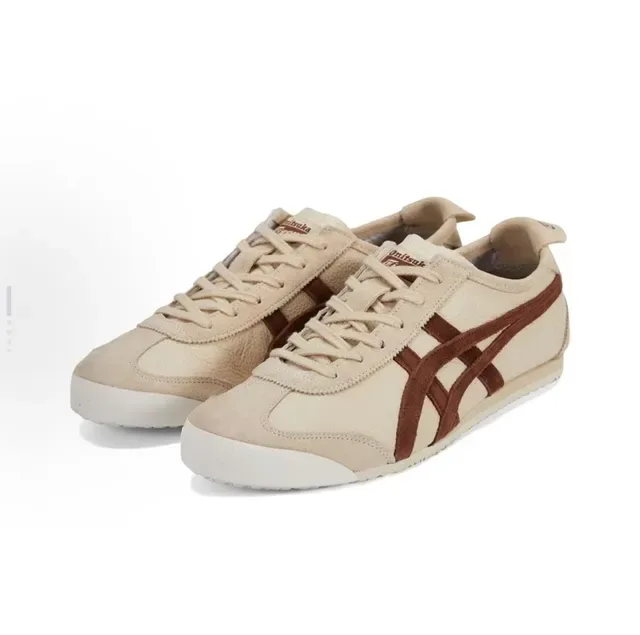 Onitsuka Tiger Mexico 66 Beige and Brown Lifestyle Sneakers 5