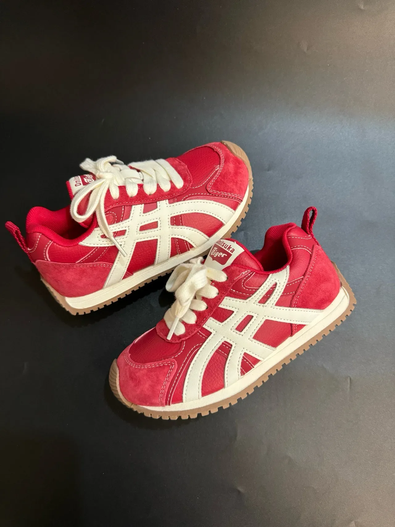 Onitsuka Tiger Mexico 66 Beige Brown Gum Lifestyle Sneakers 22