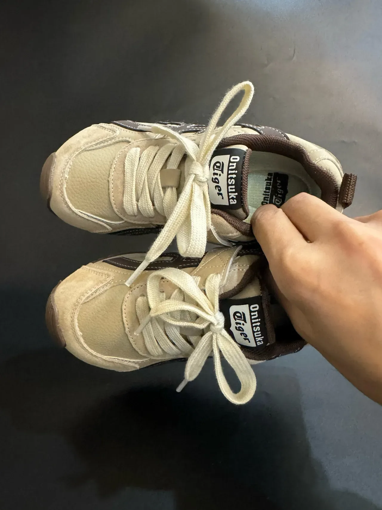 Onitsuka Tiger Mexico 66 Beige Brown Gum Lifestyle Sneakers 24