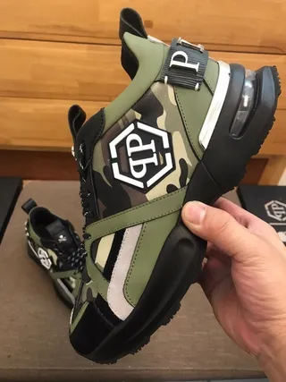Philipp Plein sneakers chunky à imprimé camouflage 7