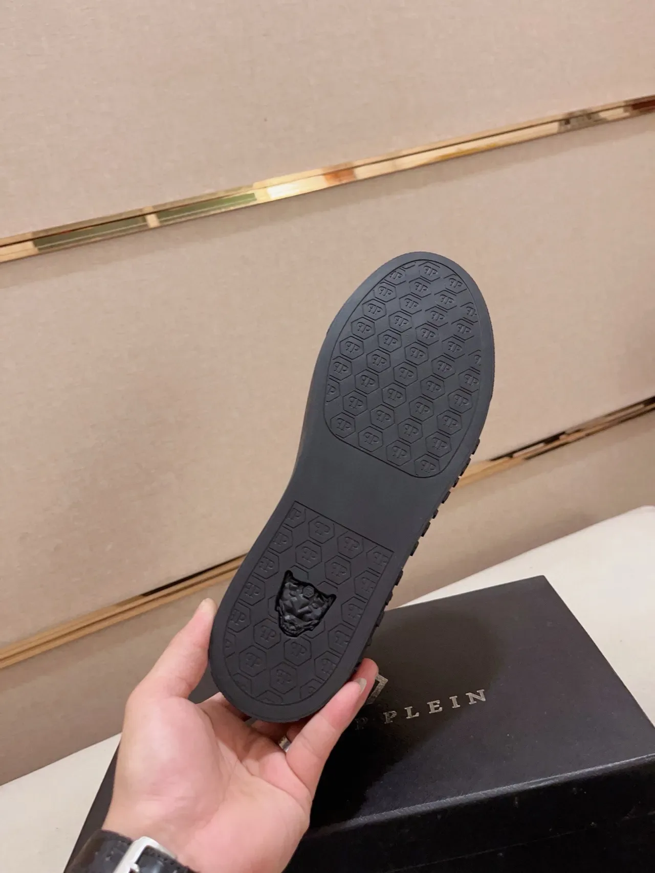 Philipp Plein Gianna Loro Black Embroidered Lifestyle Sneakers 2