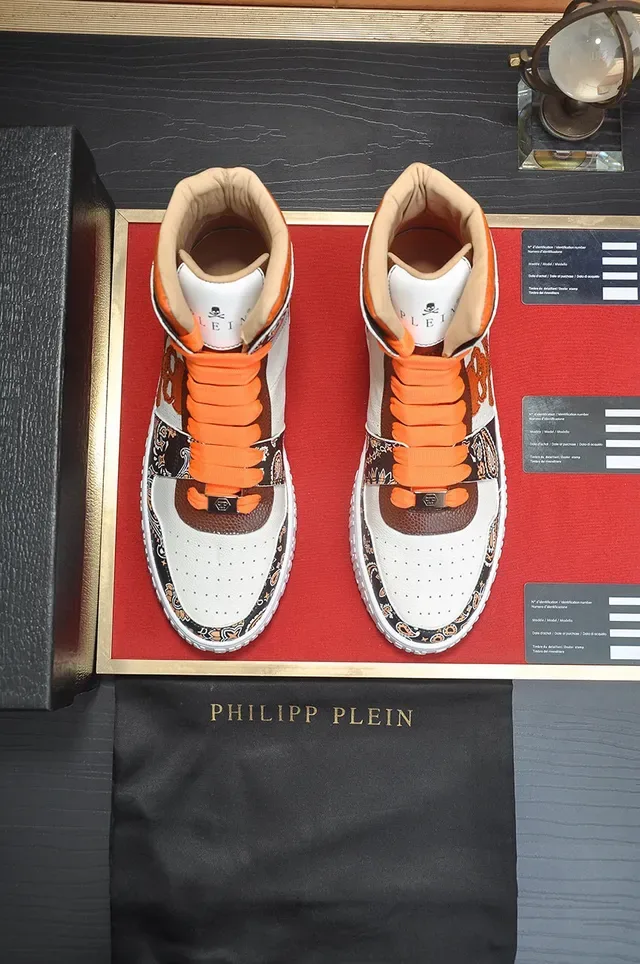 Philipp Plein Sneakers Lifestyle High-Top à Crâne de Paisley 3