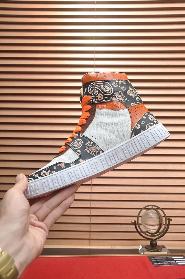 Philipp Plein Sneakers Lifestyle High-Top à Crâne de Paisley 5