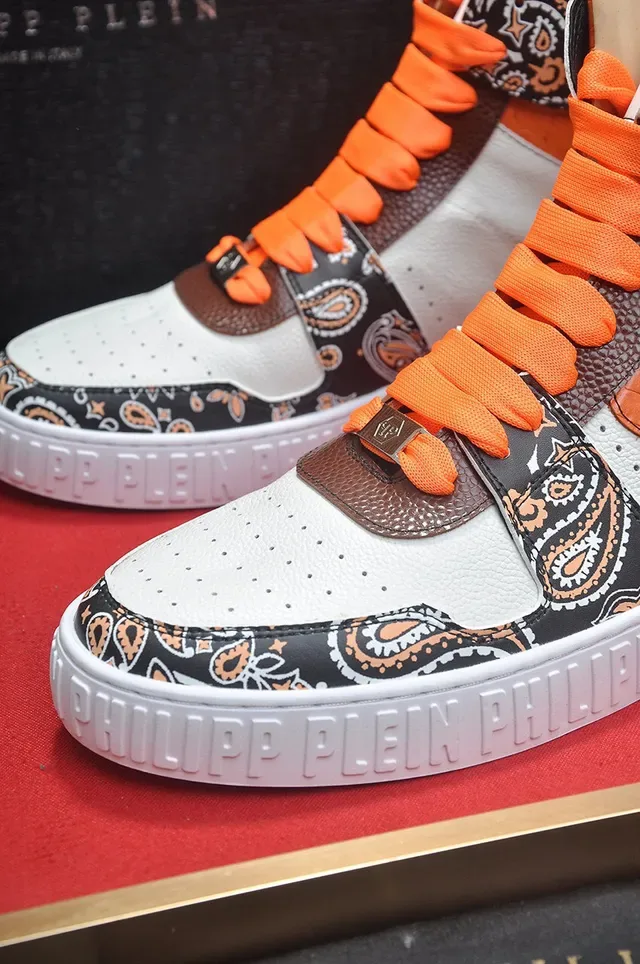 Philipp Plein Sneakers Lifestyle High-Top à Crâne de Paisley 8