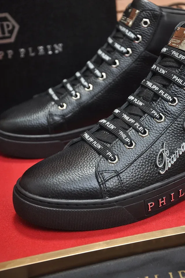 Philipp Plein Phantom Love কালো হাই-টপ লাইফস্টাইল স্নিকার 2