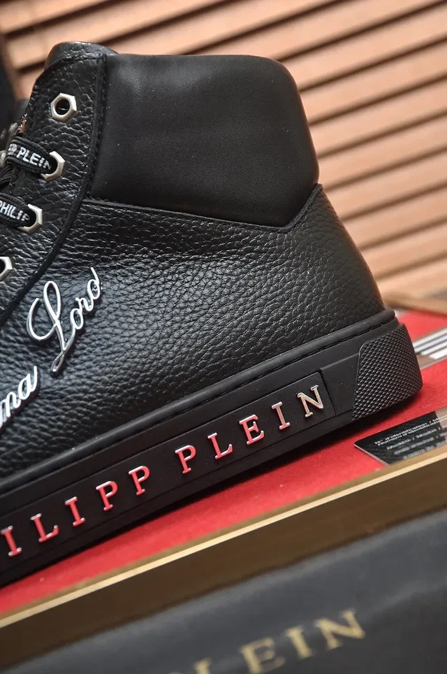 Philipp Plein Phantom Love কালো হাই-টপ লাইফস্টাইল স্নিকার 3
