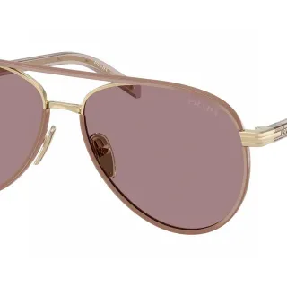 Prada Aviator Rose-Gold Gradient Lens Sunglasses