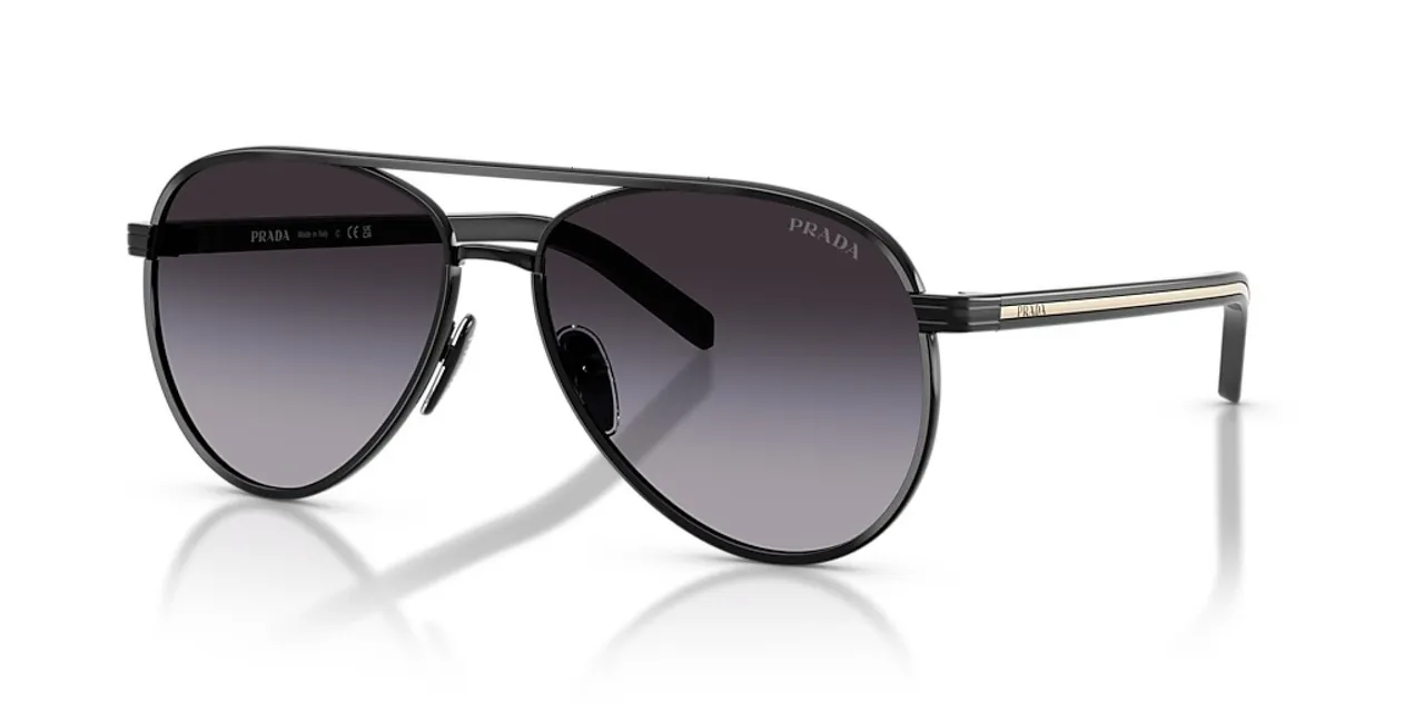 Prada Aviator Rose-Gold Gradient Lens Sunglasses 6