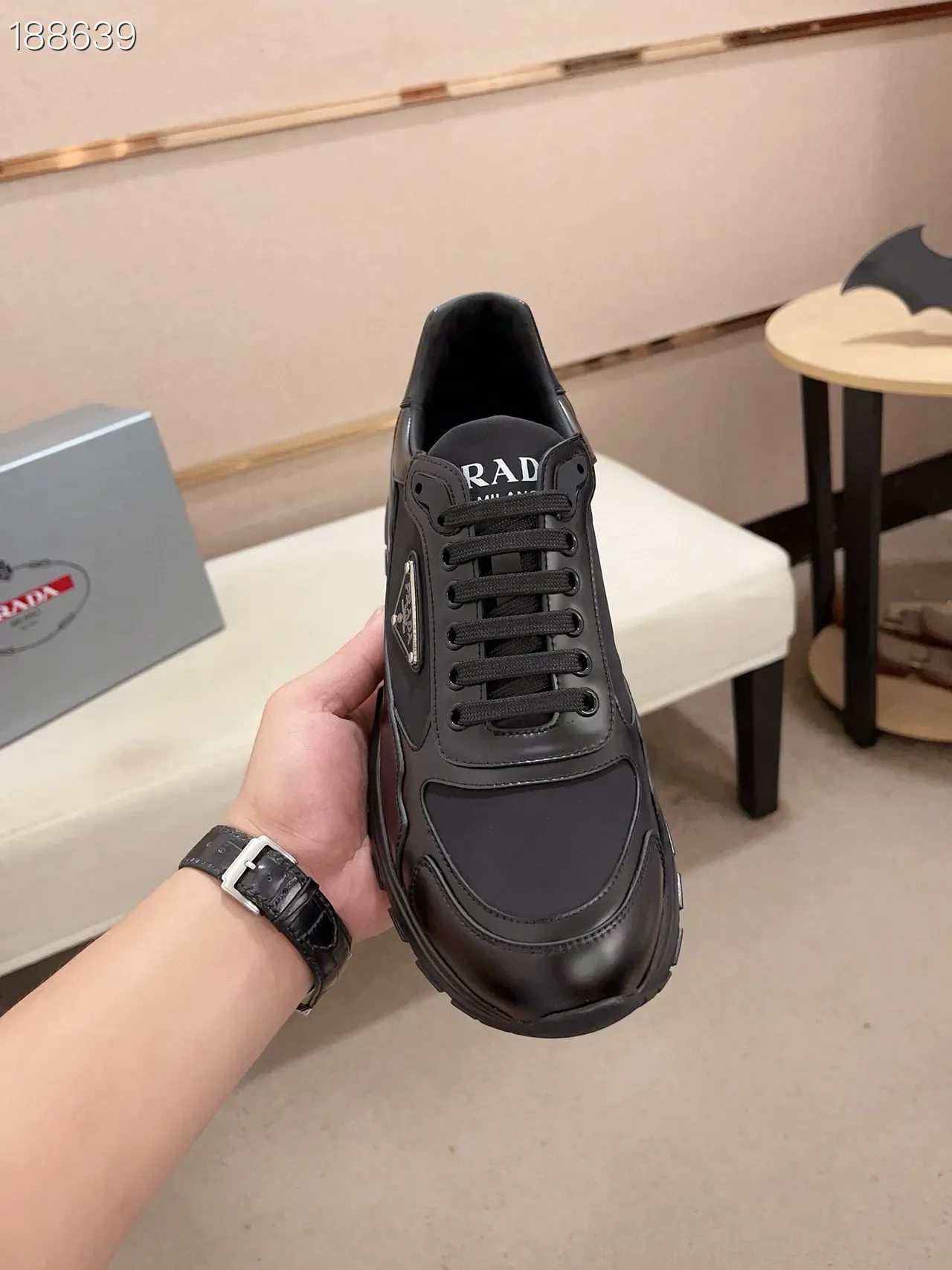 Prada Cloudbust Black Lifestyle Sneakers 3