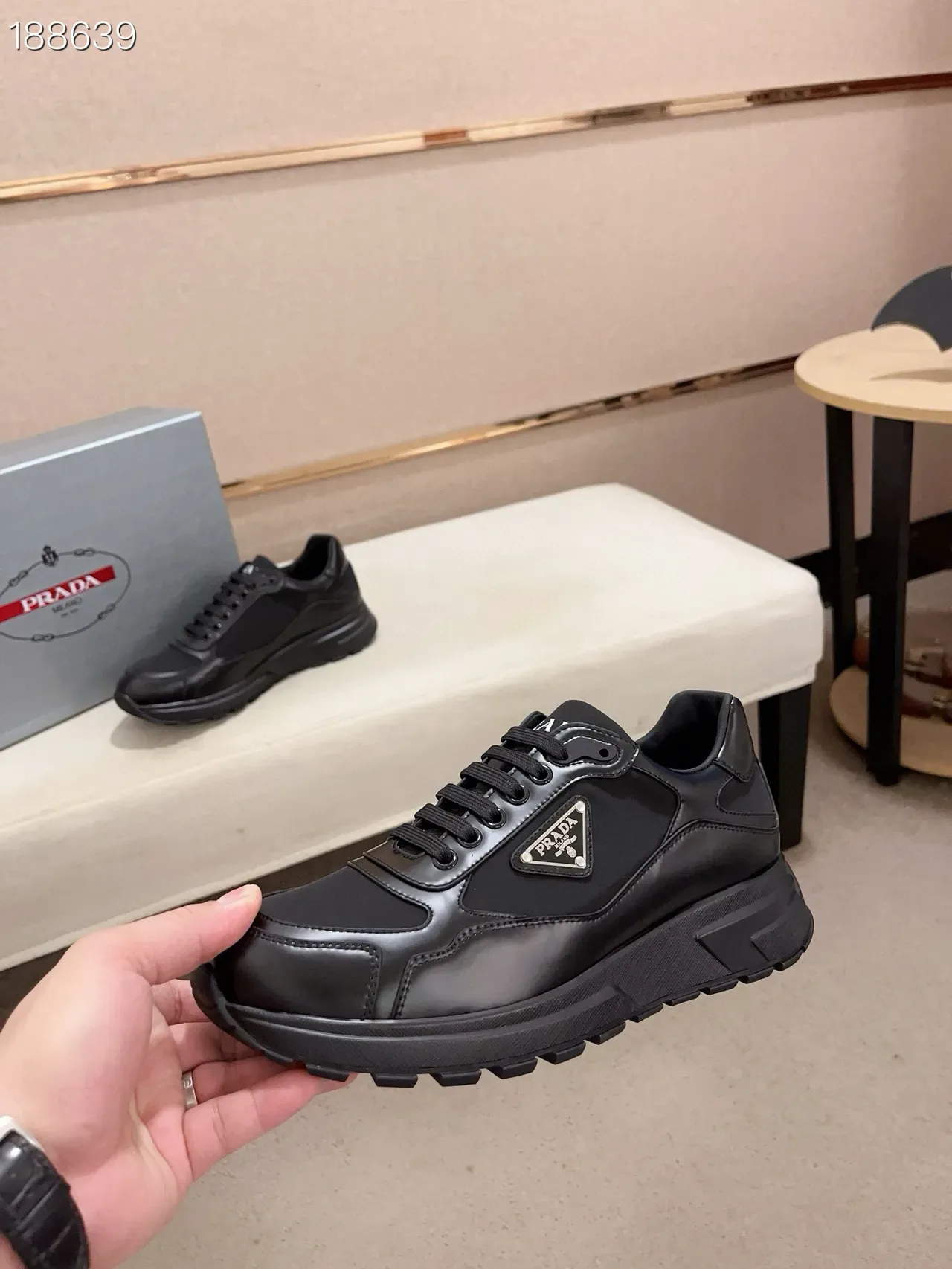 Prada Cloudbust Black Lifestyle Sneakers 4