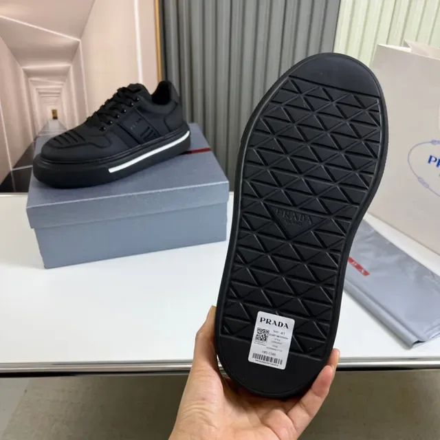Prada Cloudbust Black Monochrome Platform Lifestyle Sneaker 2