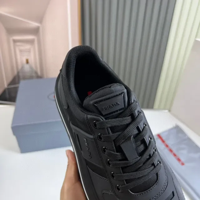 Prada Cloudbust Black Monochrome Platform Lifestyle Sneaker 3