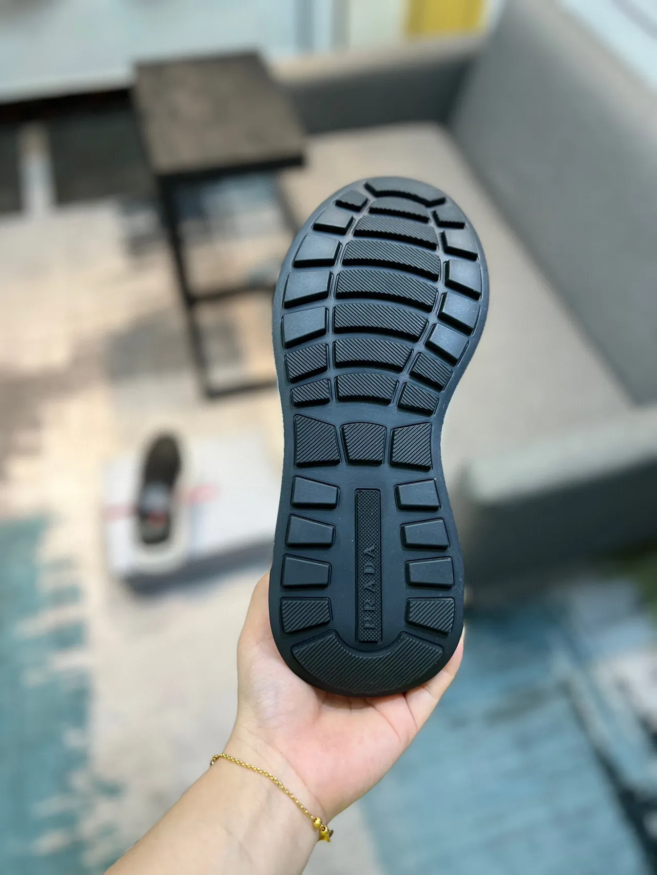 Prada Cloudbust Black Navy Silver Lifestyle Sneakers 9