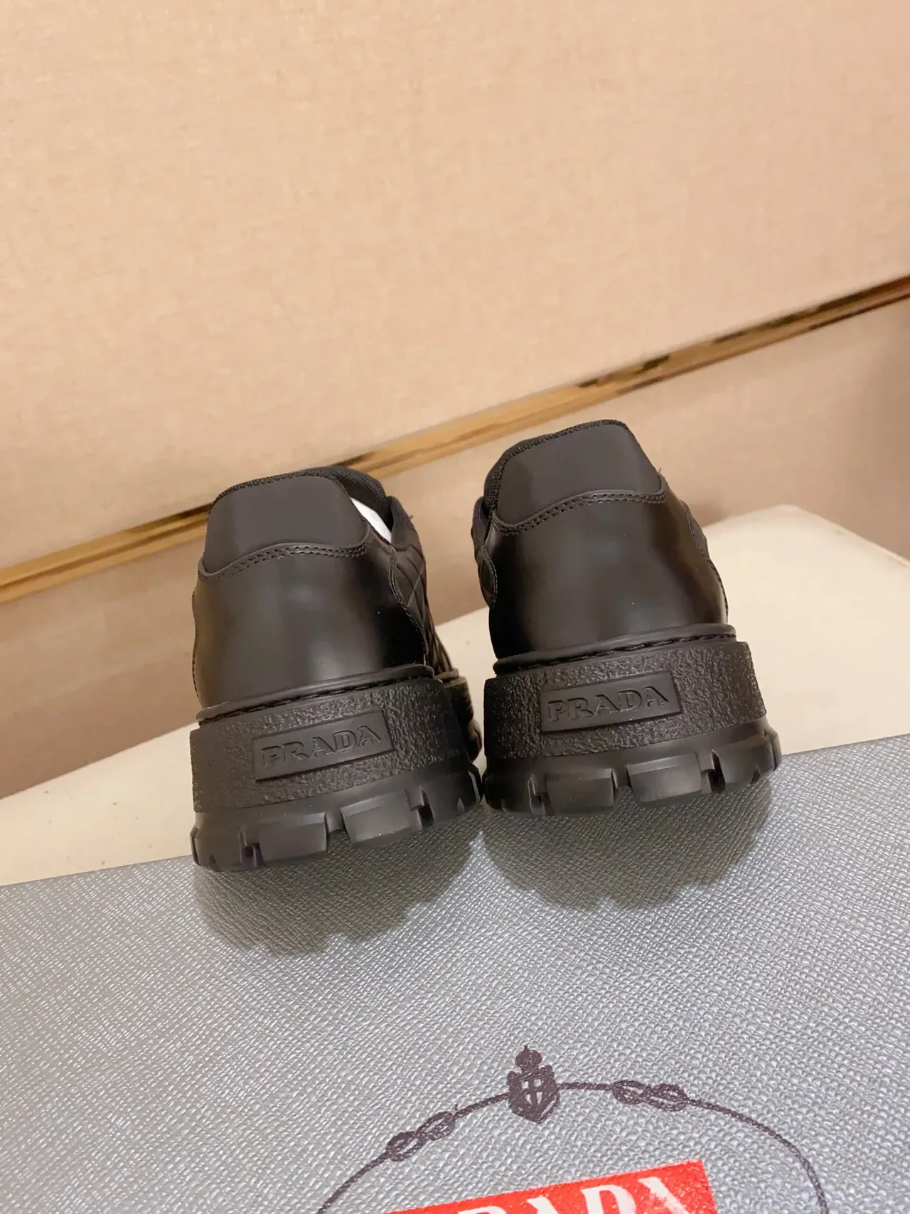 Prada Cloudbust Black Quilted Chunky Sneakers 4