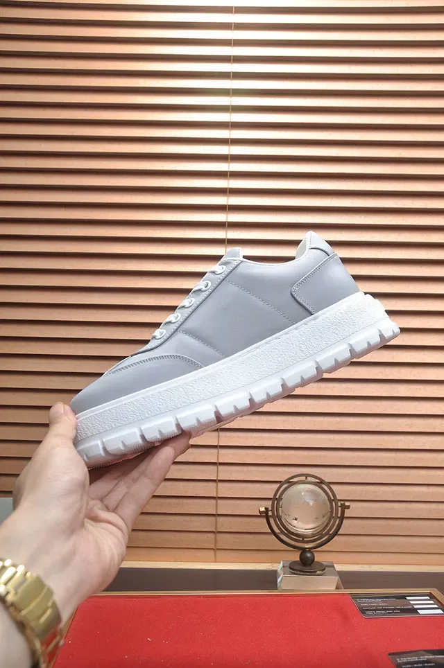 Prada Cloudbust Gray and White Lifestyle Sneakers 5