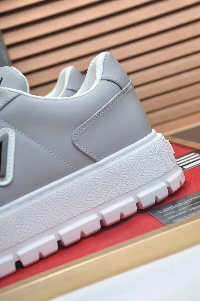 Prada Cloudbust Gray and White Lifestyle Sneakers 9