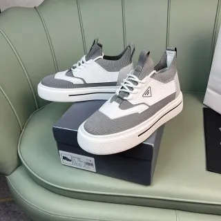 Prada Cloudbust حذاء رياضي أسلوب حياة رمادي وأبيض