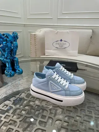 Prada Cloudbust Light Blue Platform Lifestyle Sneakers 7