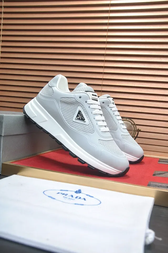 Prada Cloudbust Light Gray Lifestyle Sneakers 4